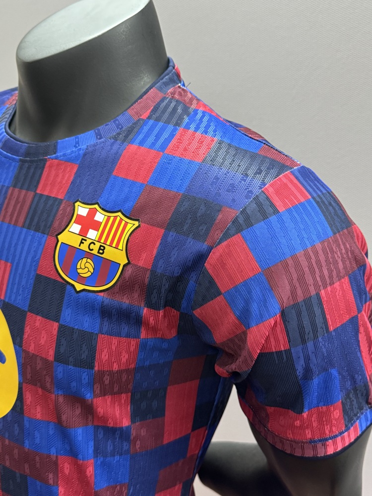 2026 27 Barcelona pre match jersey（Player version）