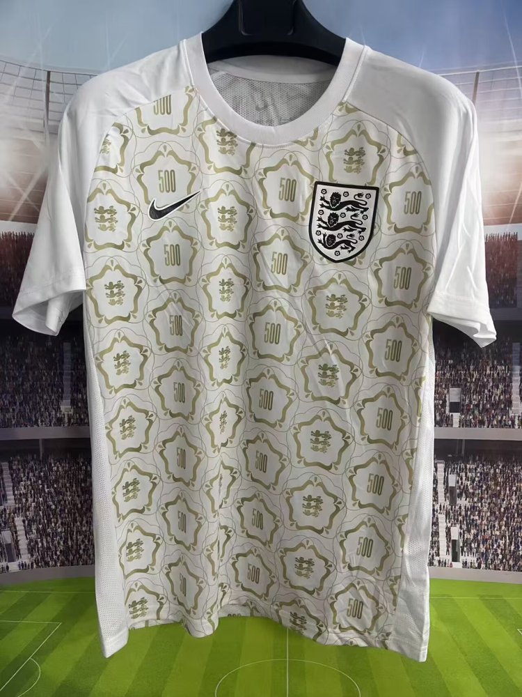 2026 England White training Shirt (Fan version)