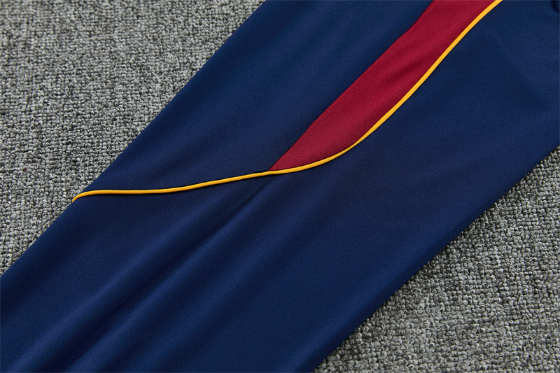 26 27 Barcelona Royal Blue training suit set adults and kids