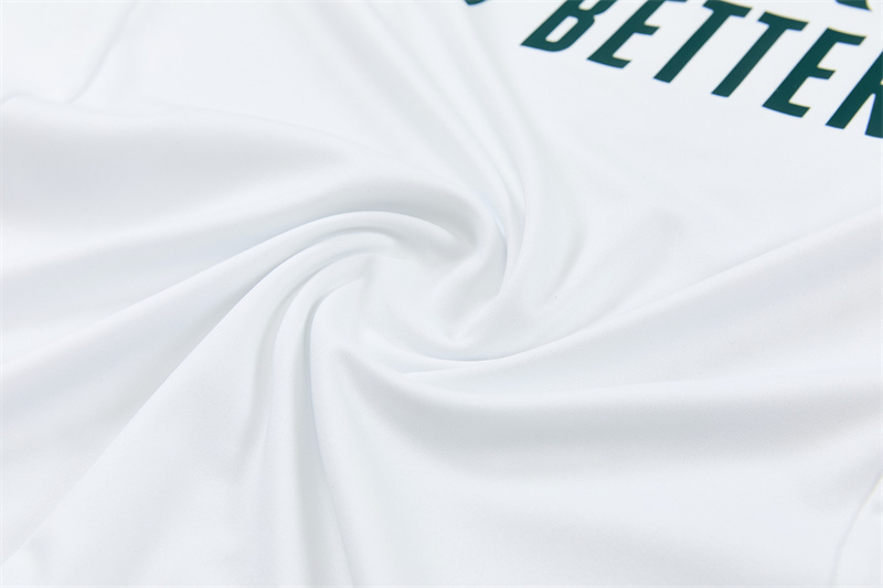 2026 27 Real Madrid White paired with green suit set adults and kids(Player version)