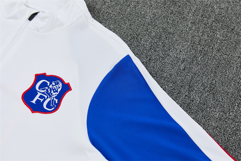 2026 27 Chelsea White Tracksuit set adults and kids