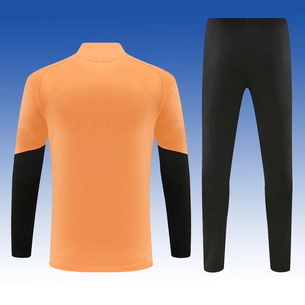 2026 27 Arsenal Orange Tracksuit set adults and kids