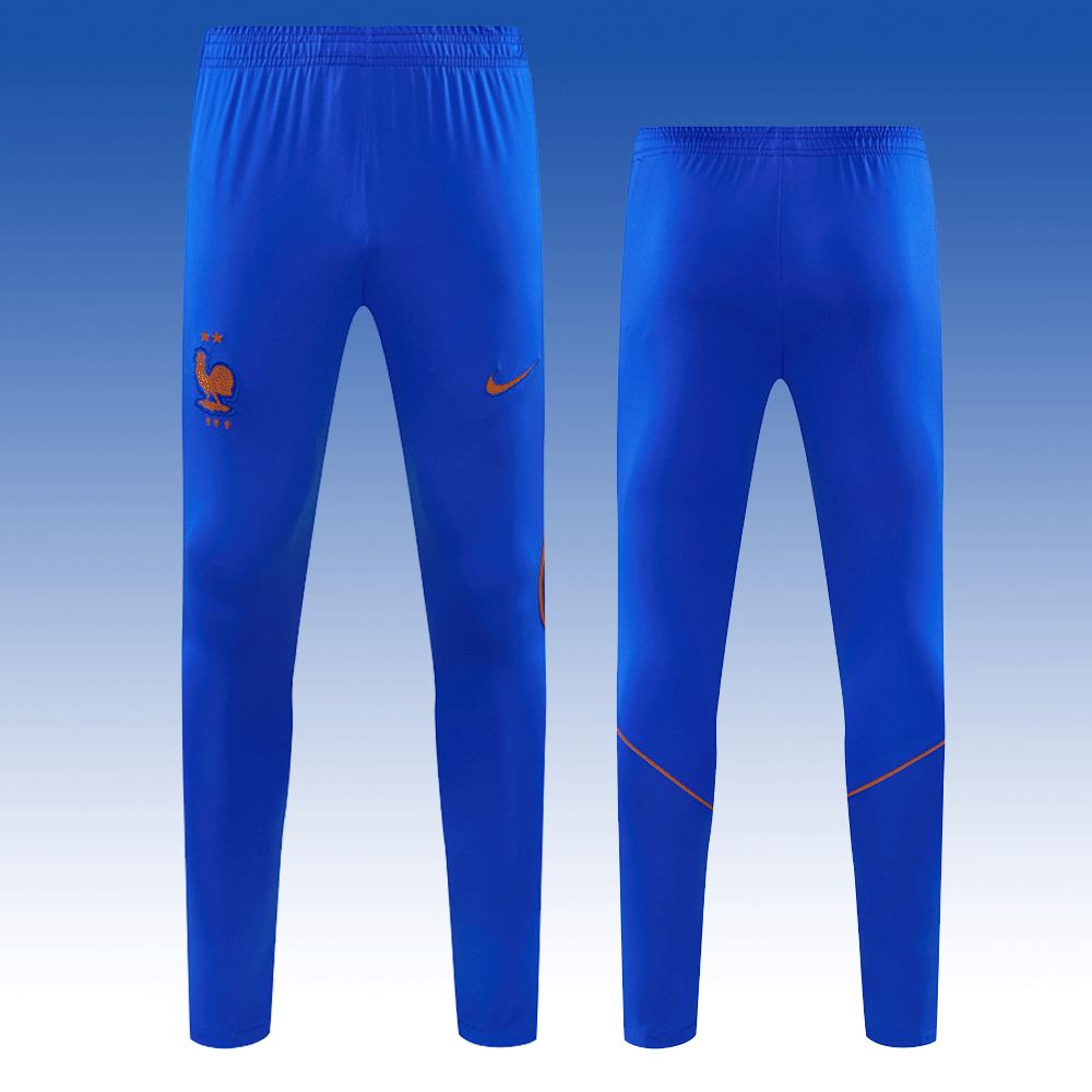 2026 27 France Color Blue Football Tracksuit for Adults and Kids