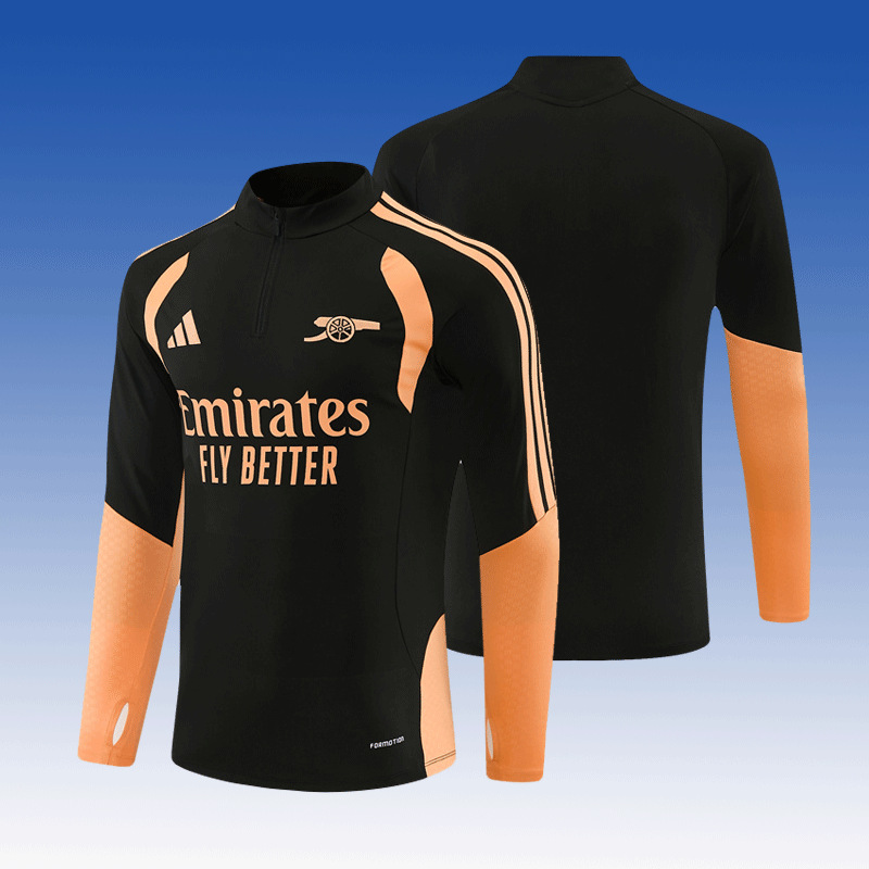 2026 27 Arsenal Black Tracksuit set adults and kids