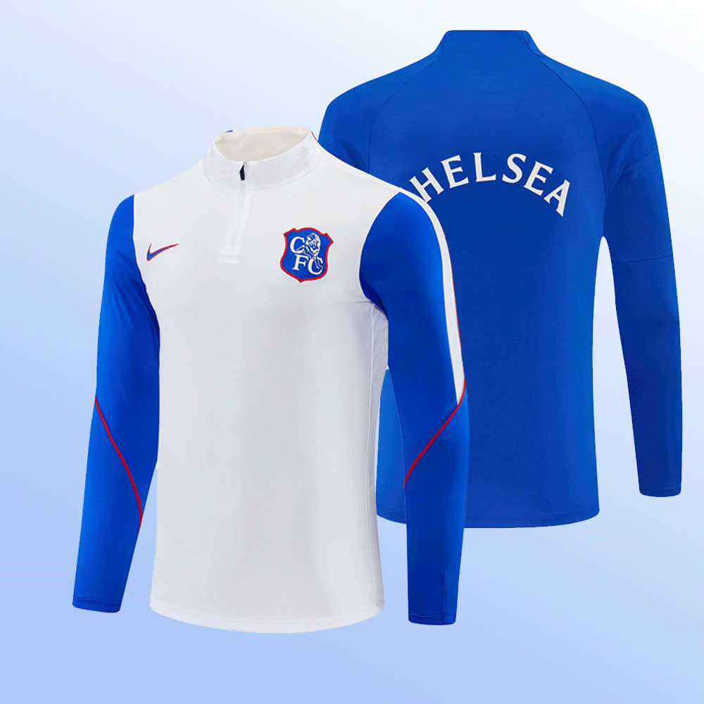 2026 27 Chelsea White Tracksuit set adults and kids