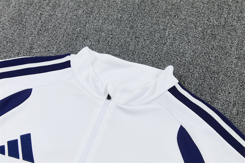 2026 27 Real Madrid White Tracksuit set adults and kids
