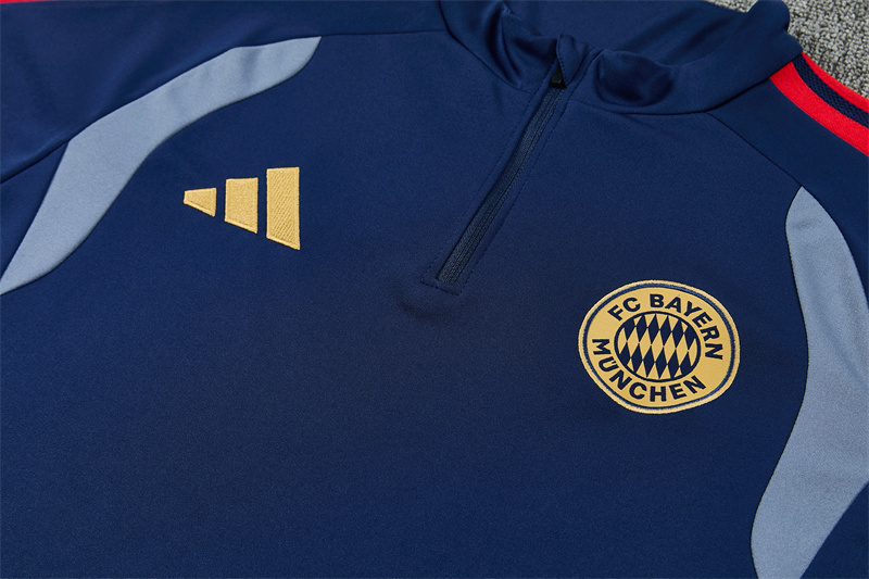 2026 27 Bayern Munich Royal Blue Football Tracksuit for Adults and Kids