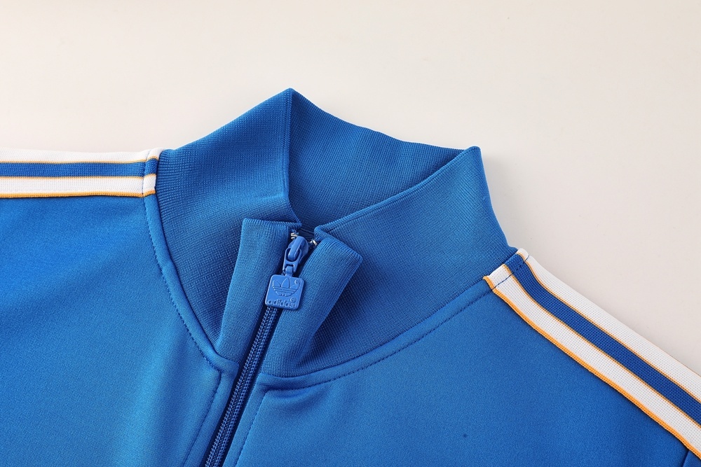 25 26 Real Madrid blue jacket Tracksuit set adults