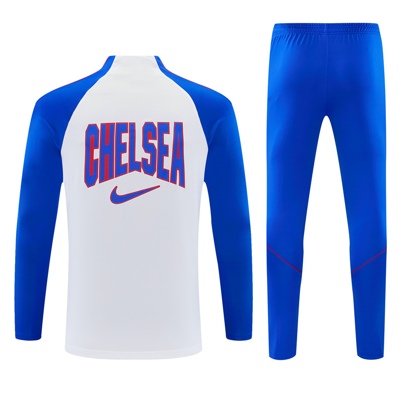 2026 27 Chelsea White Tracksuit set adults and kids