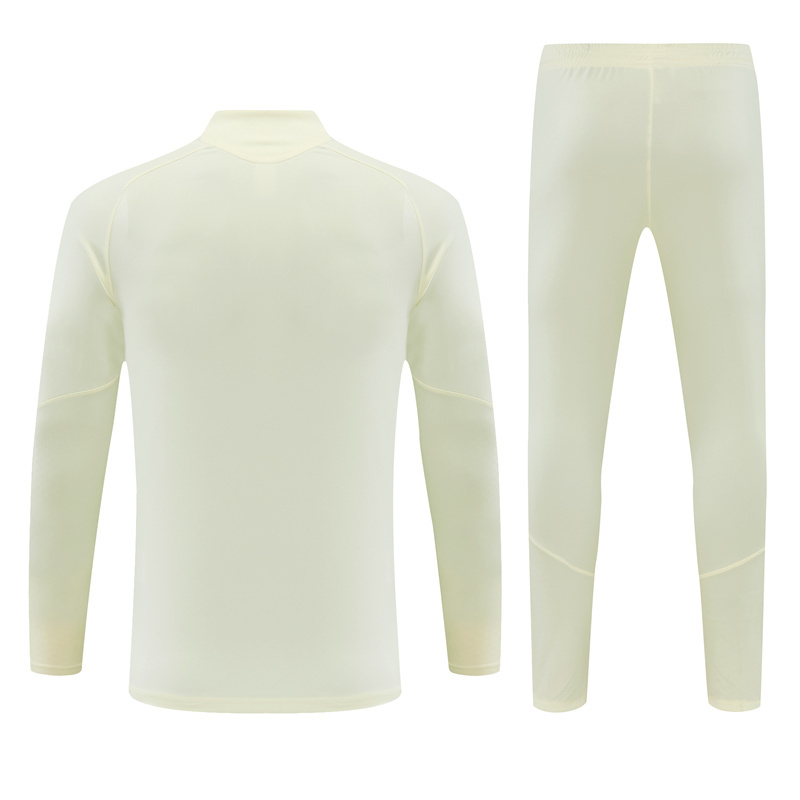 2026 27 Real Madrid Beige Tracksuit set adults and kids