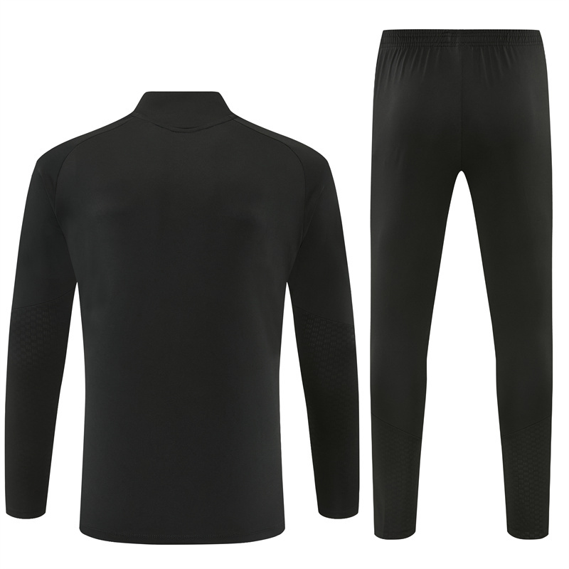 2026 27 Arsenal Black Tracksuit set adults and kids（All black version）