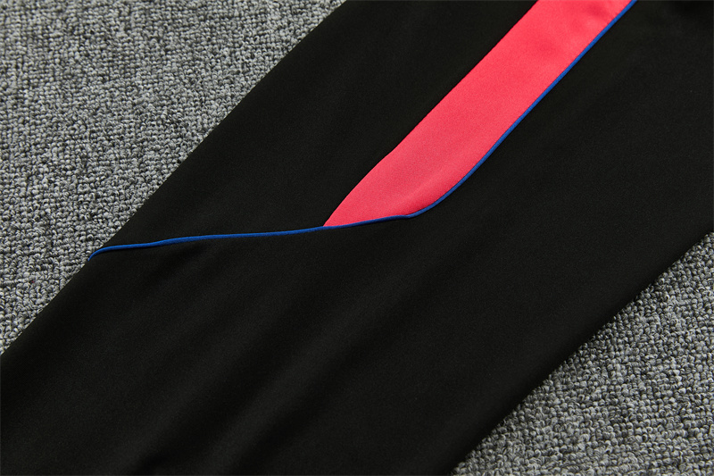 2026 27 Paris White paired with orange red PSG Football Tracksuit for Adults and Kids