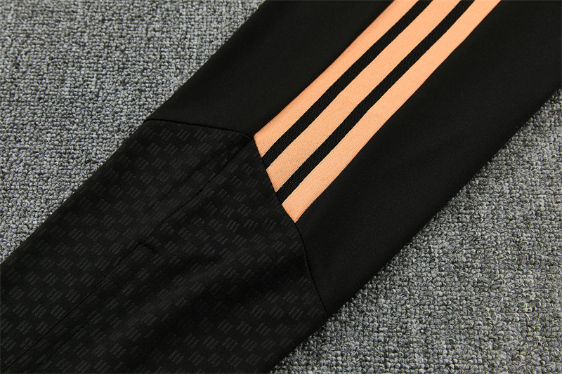 2026 27 Arsenal Black Tracksuit set adults and kids