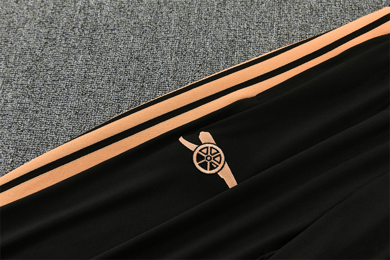 2026 27 Arsenal Black Tracksuit set adults and kids