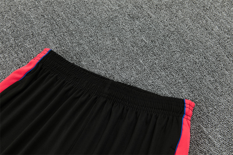 2026 27 Paris White paired with orange red PSG Football Tracksuit for Adults and Kids