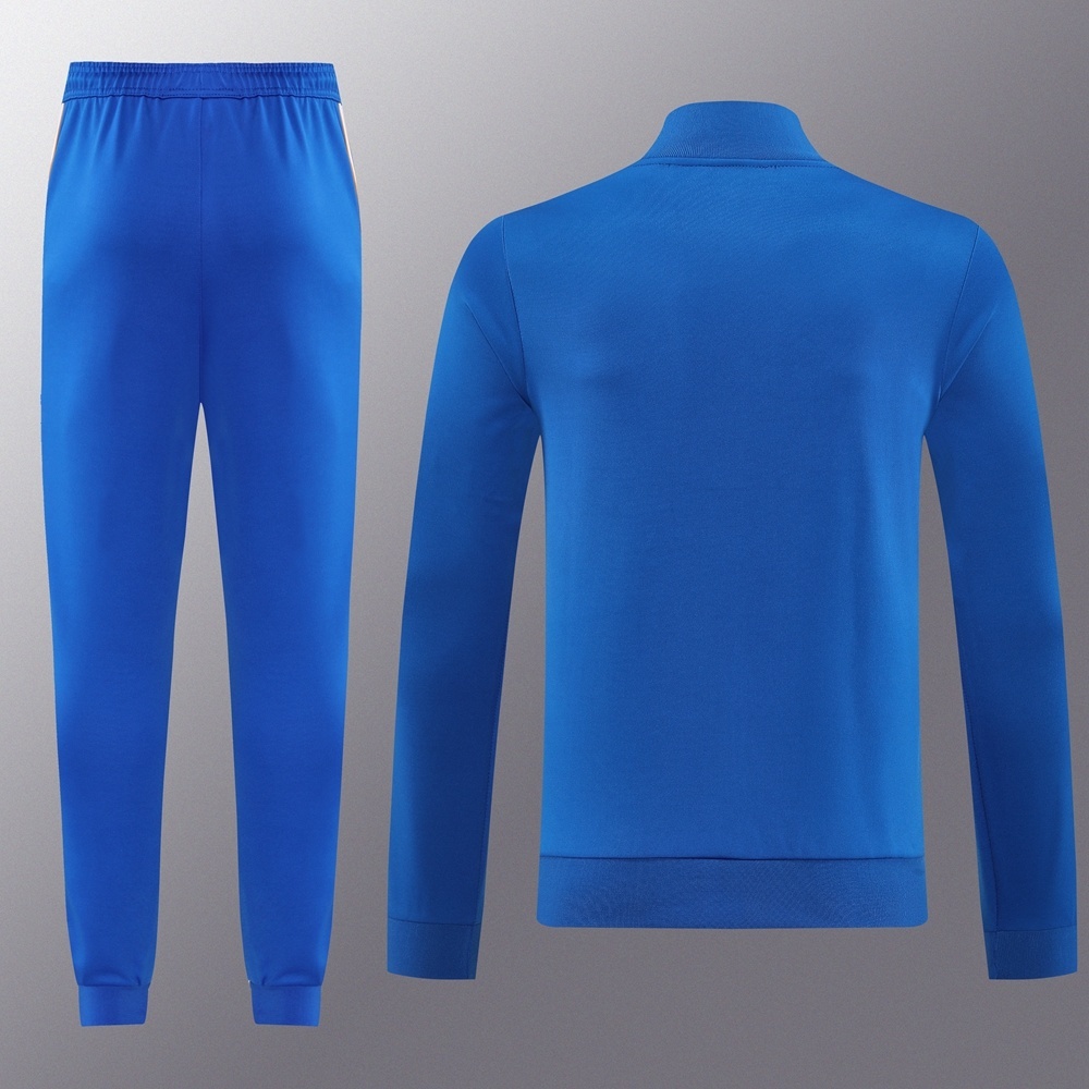 25 26 Real Madrid blue jacket Tracksuit set adults