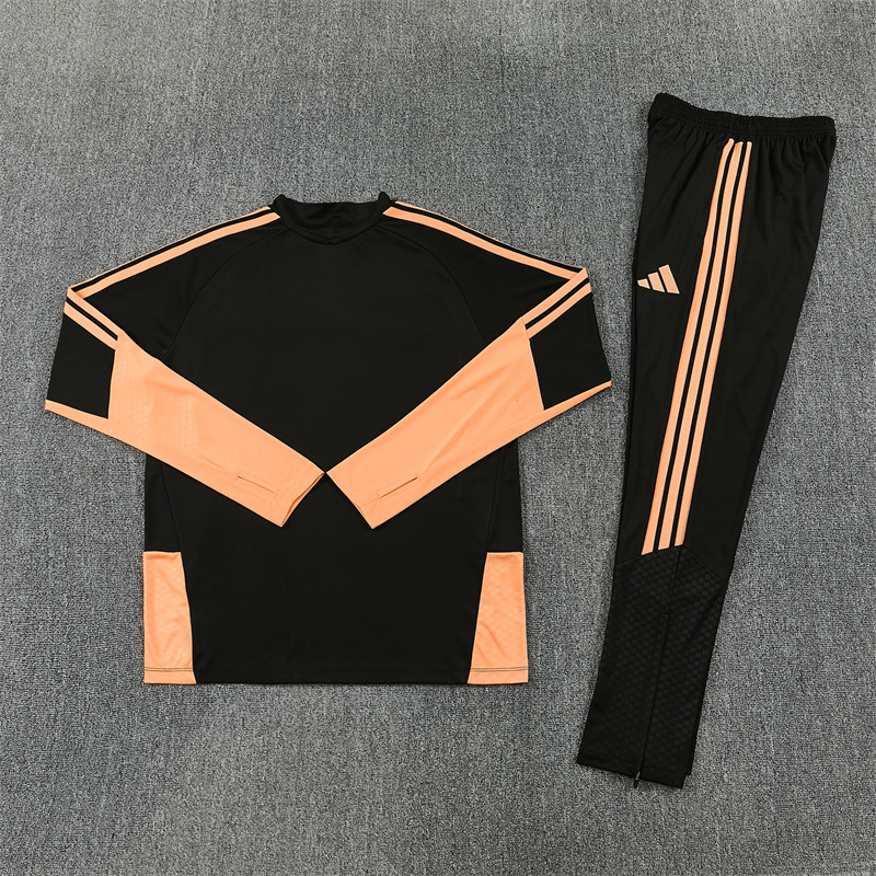 2026 27 Arsenal Black Tracksuit set adults and kids