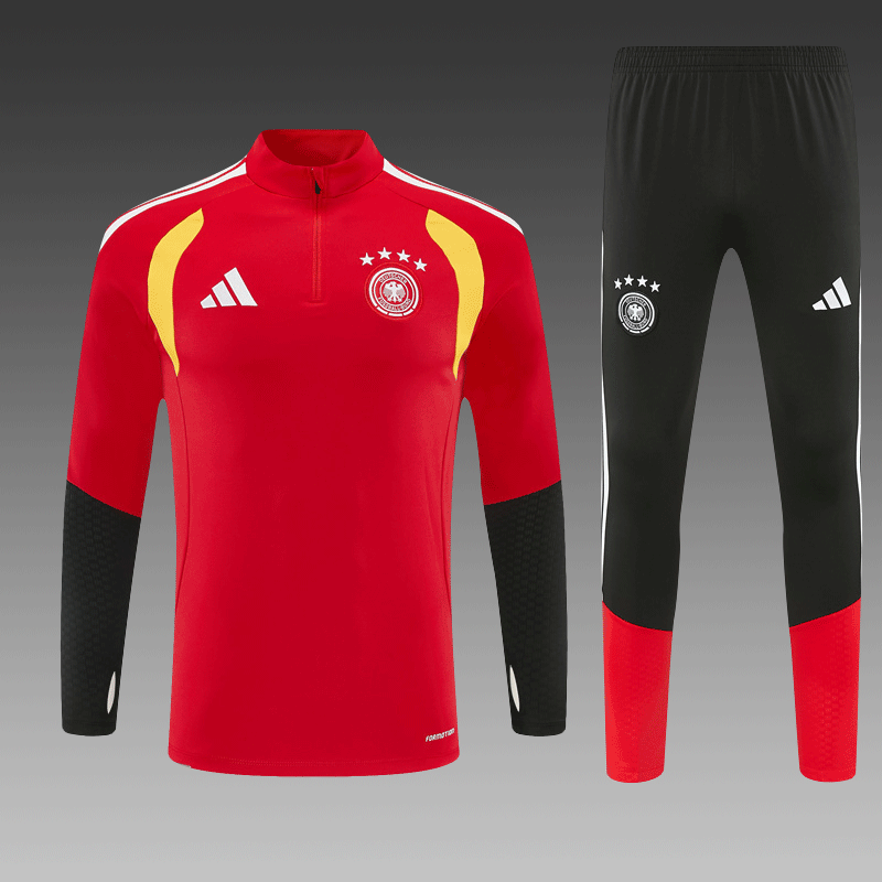 2026 27 Germany Red Tracksuit set adults and kids