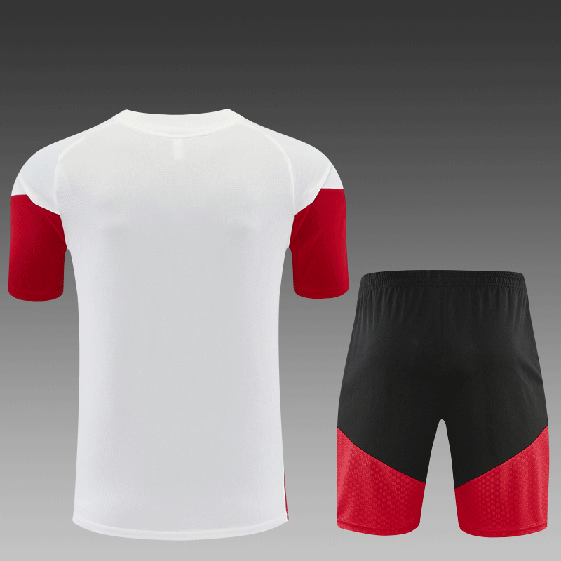 2026 27 Germany White Short Sleeve Football Tracksuit for Adults and Kids