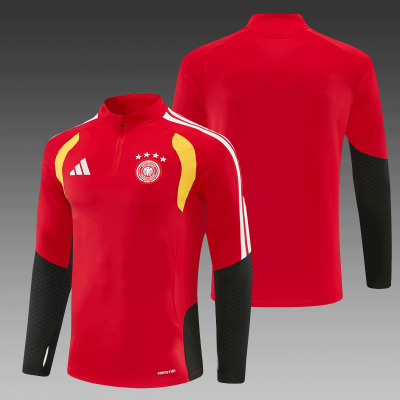 2026 27 Germany Red Tracksuit set adults and kids