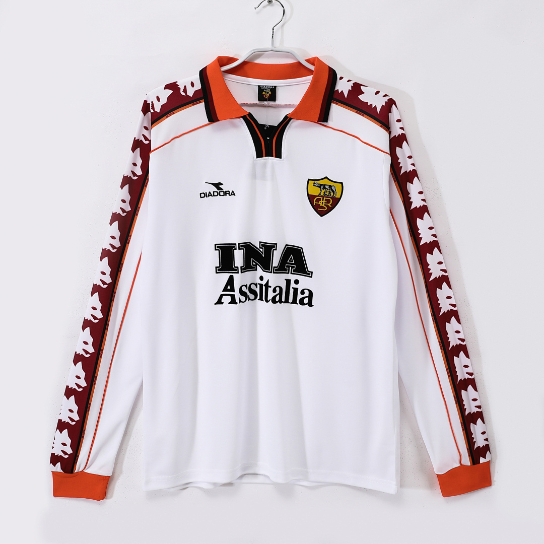 1998/99 season AS Rome away long sleeves retro
