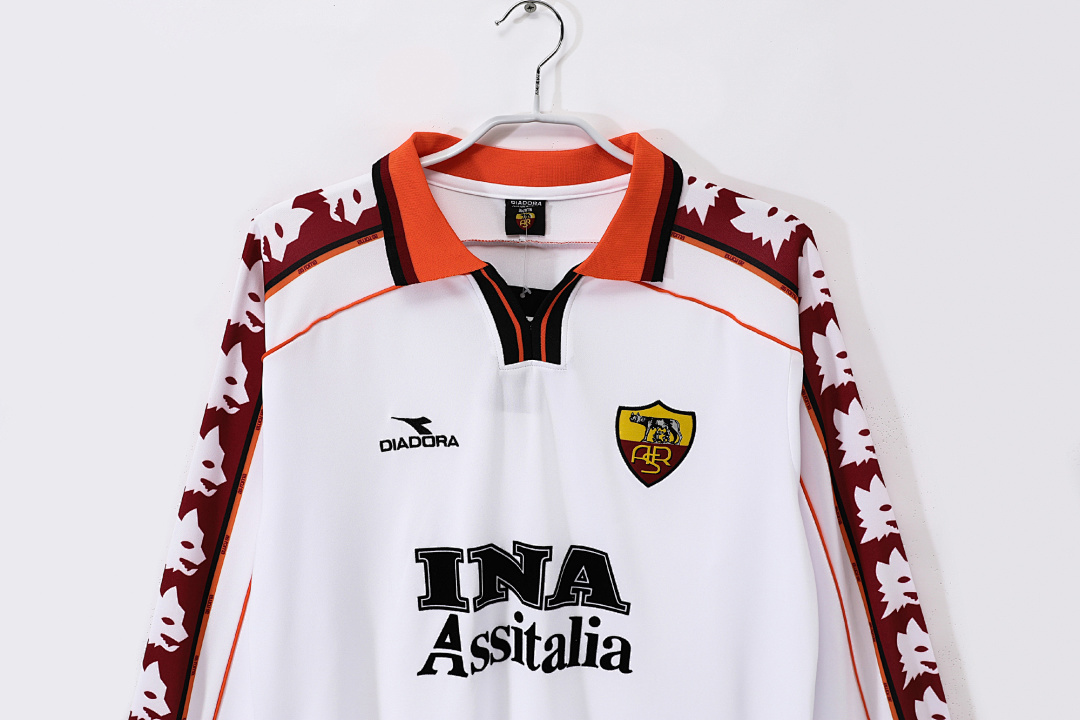 1998/99 season AS Rome away long sleeves retro