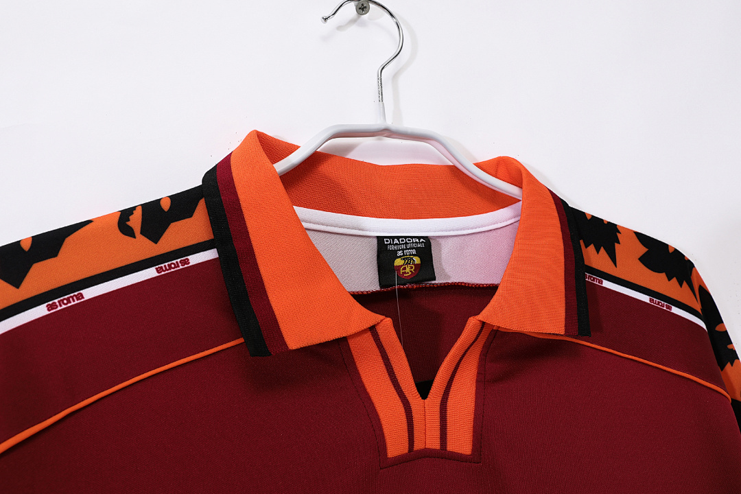 1998/99 season AS Rome home long sleeves retro