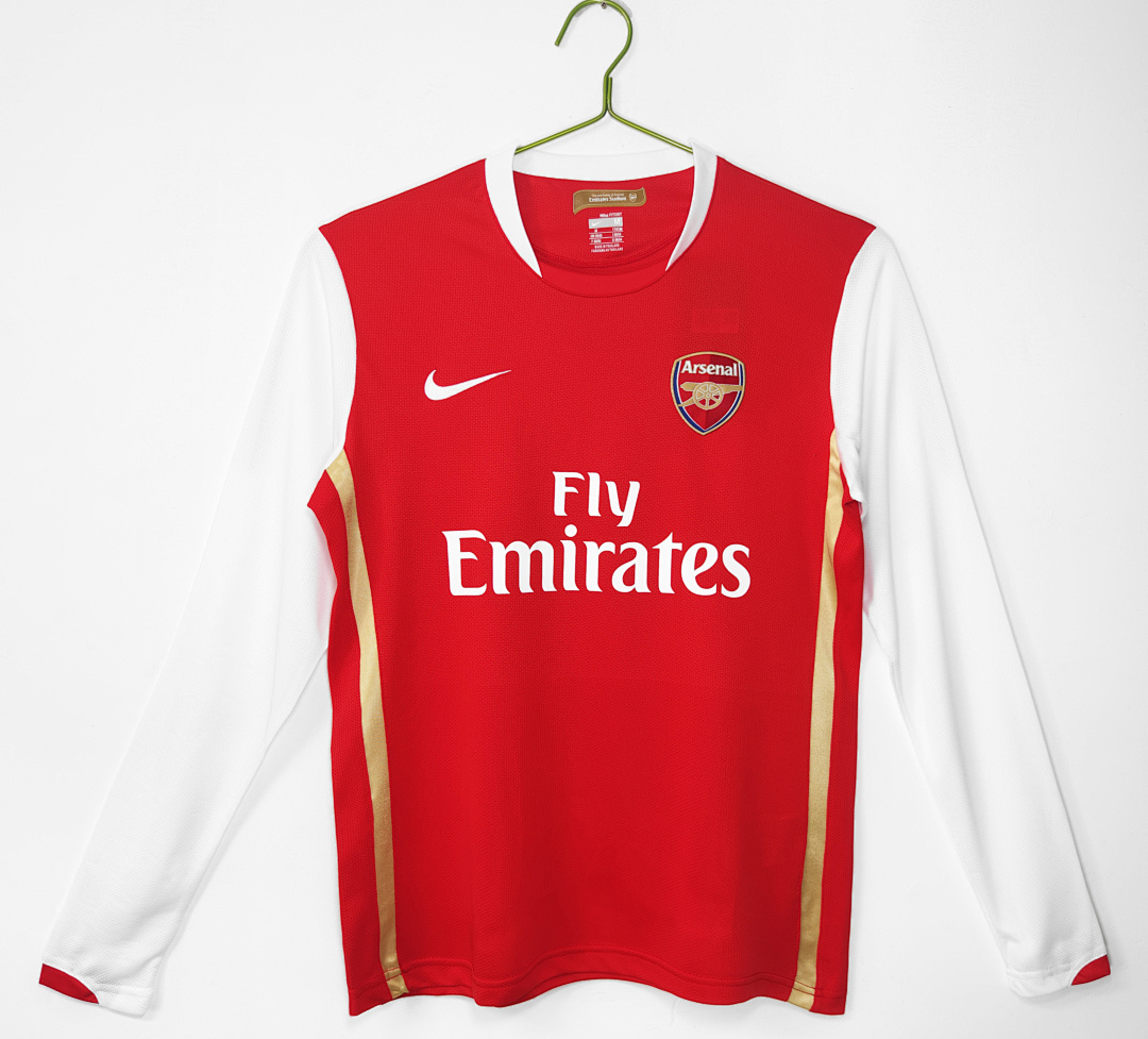 2006/07 season Arsenal home long sleeves retro