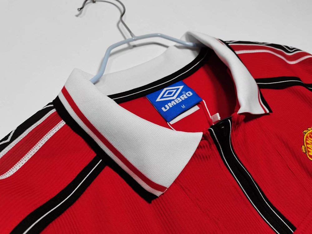 1998/99 season Manchester United home retro long sleeves
