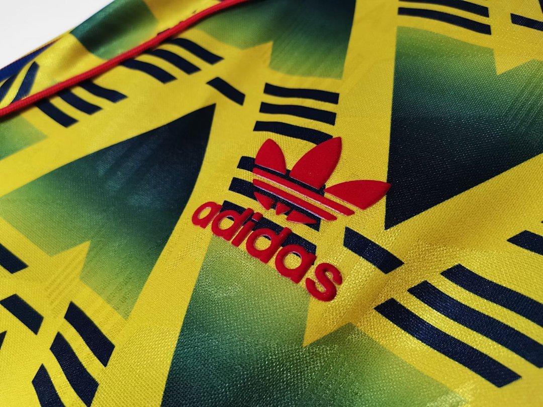 1991/93 season Arsenal away long sleeves retro