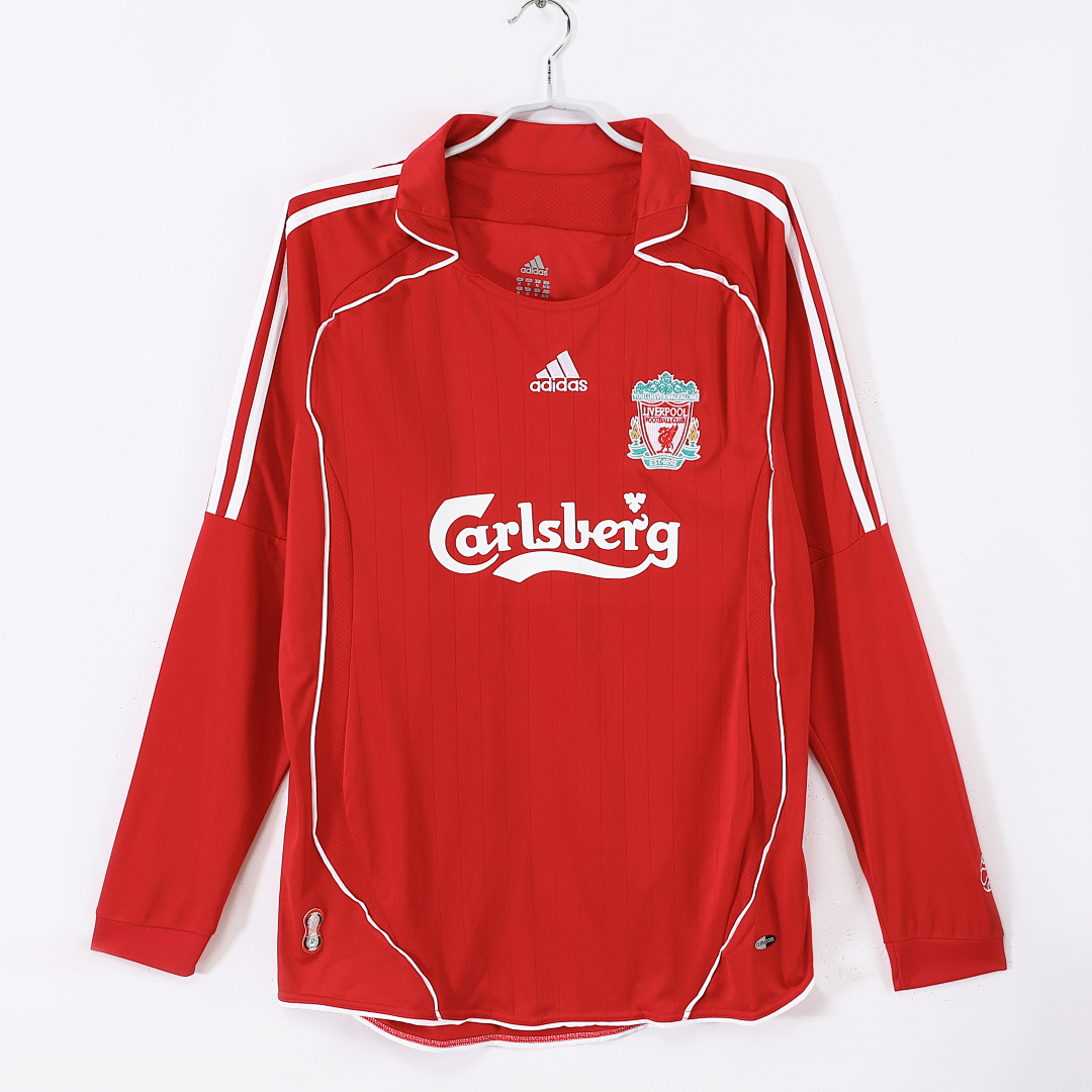 2006/07 season Liverpool home retro long sleeves
