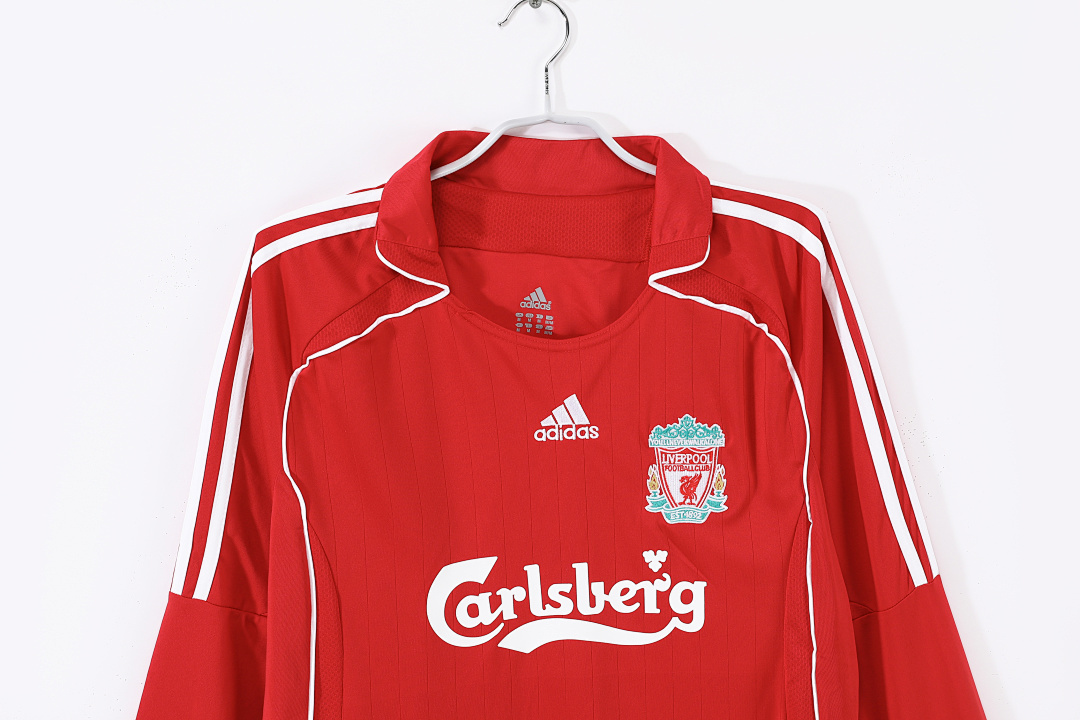 2006/07 season Liverpool home retro long sleeves