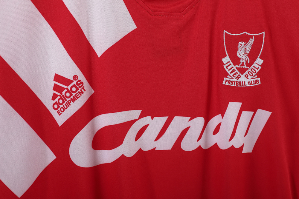 1991/92 season Liverpool home retro