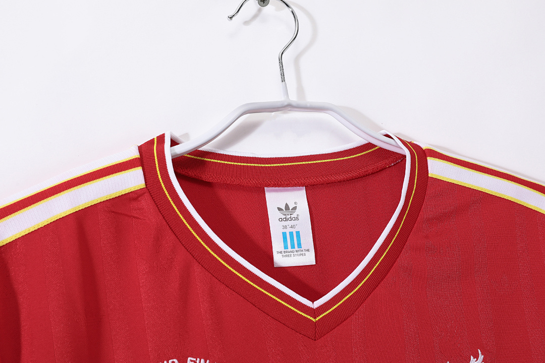 1986/87 season Liverpool home retro long sleeves