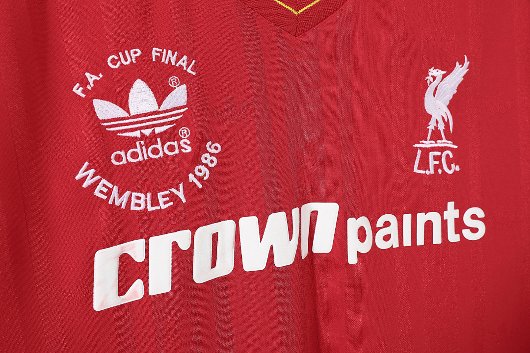 1986/87 season Liverpool home retro long sleeves