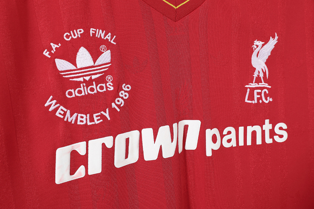 1986/87 season Liverpool home retro long sleeves