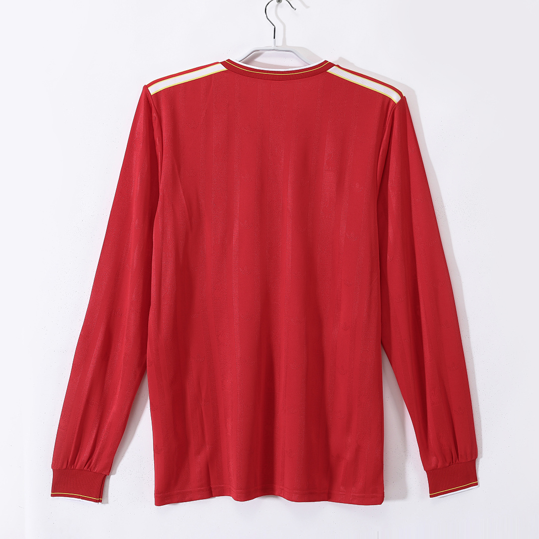 1986/87 season Liverpool home retro long sleeves