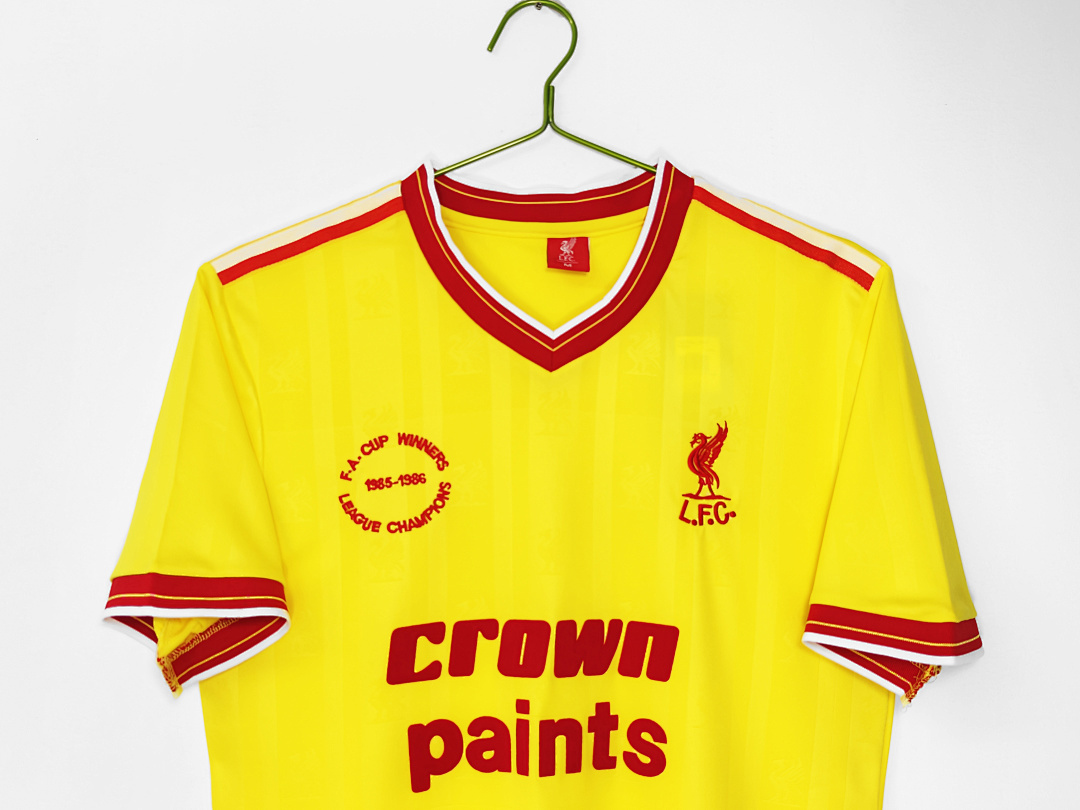 1985/86 season Liverpool third retro