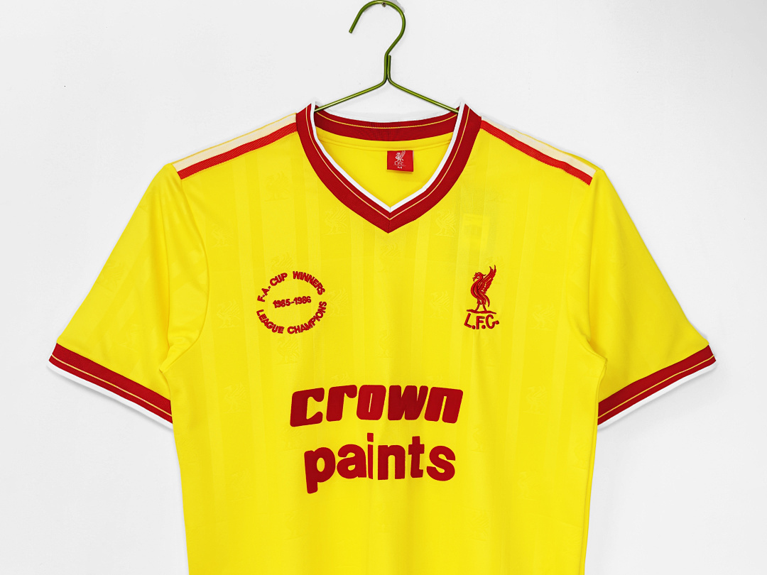 1985/86 season Liverpool third retro