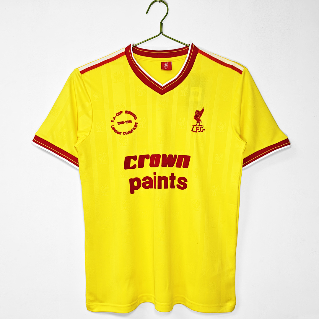 1985/86 season Liverpool third retro