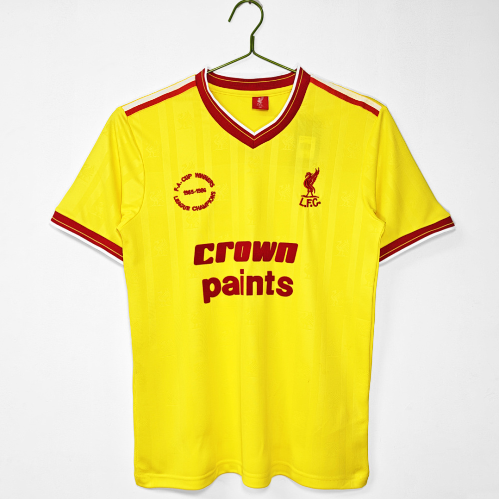 1985/86 season Liverpool third retro
