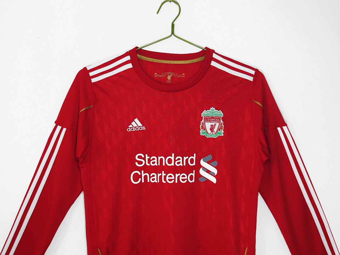 2010/11 season Liverpool home retro long sleeves