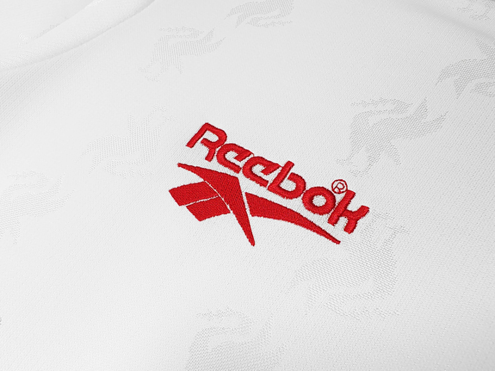 1996/97 season Liverpool white retro