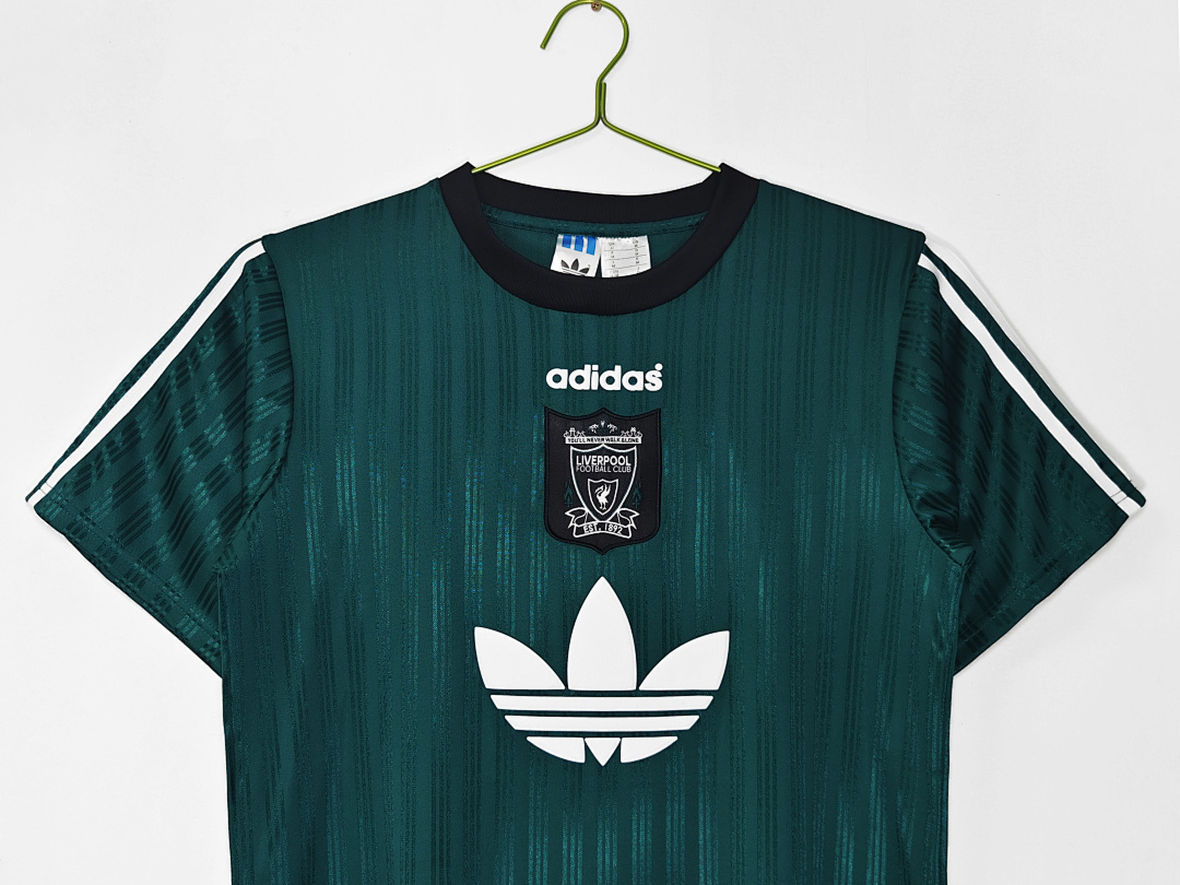 1995/96 season Liverpool green retro