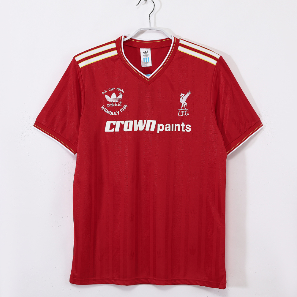 1986/87 season Liverpool home retro