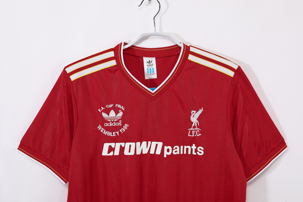 1986/87 season Liverpool home retro