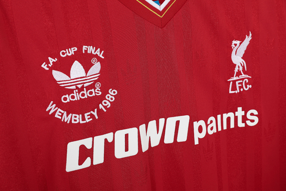 1986/87 season Liverpool home retro