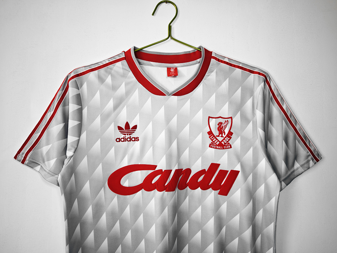 1989/91 season Liverpool away retro