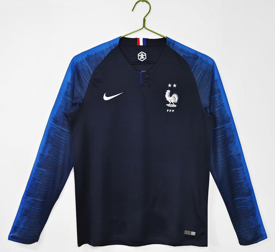 2018 season the France home retro long sleeves