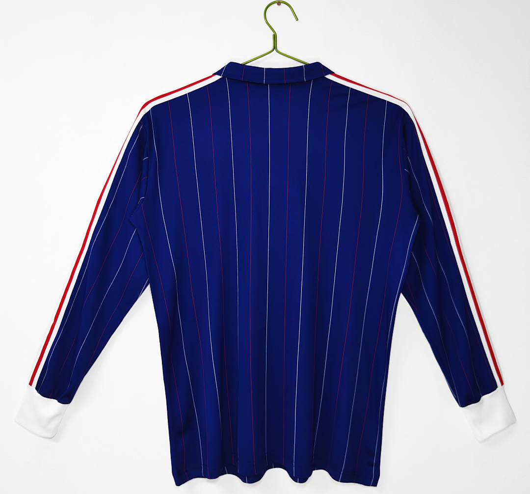 1980/82 season the France home retro long sleeves